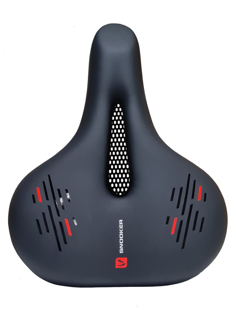 Asiento Urbano Confort Premium Antiprostático Negro/Rojo - Modelo SNK818A25-1 - SNOOKER