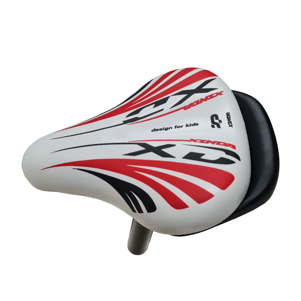 Asiento R12 - R16  con Caño 25.4mm Blanco-Rojo-Negro