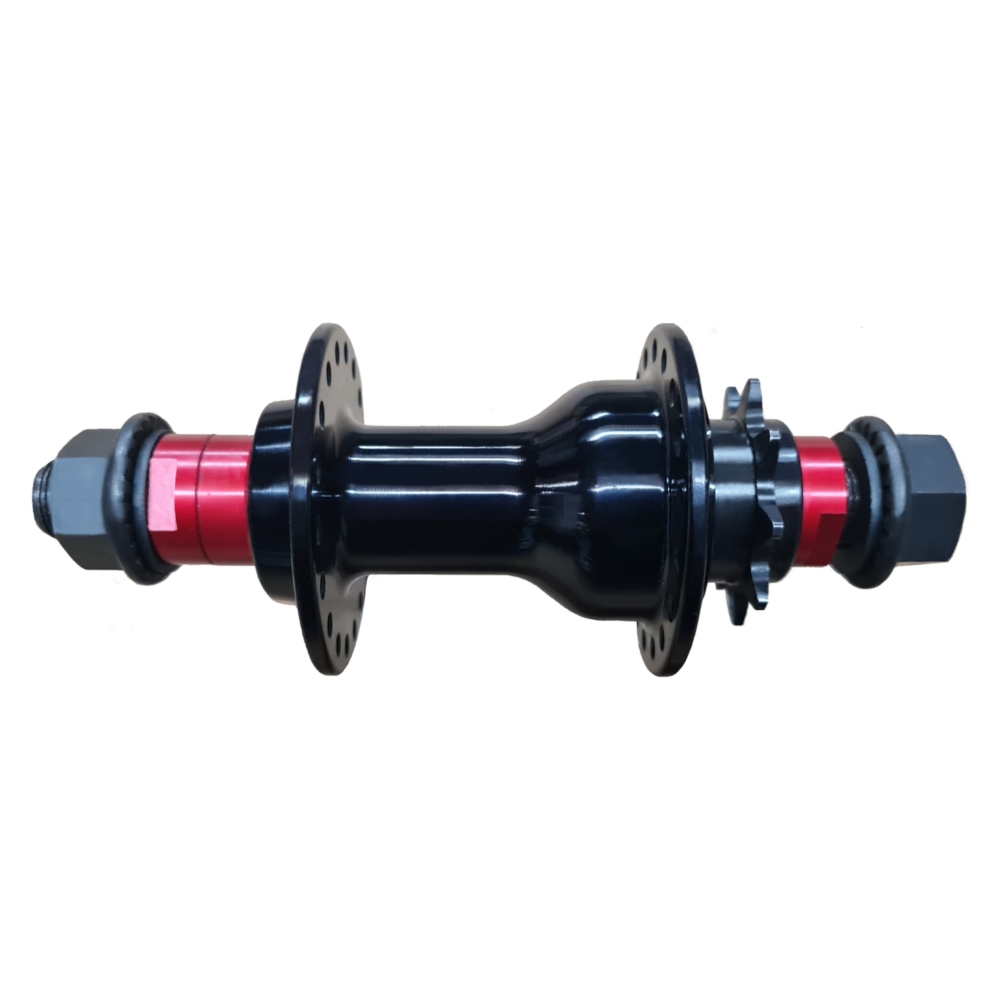 Maza Trasera de Aluminio con Driver 9D - 36A - Eje 14 mm - SHUNFENG