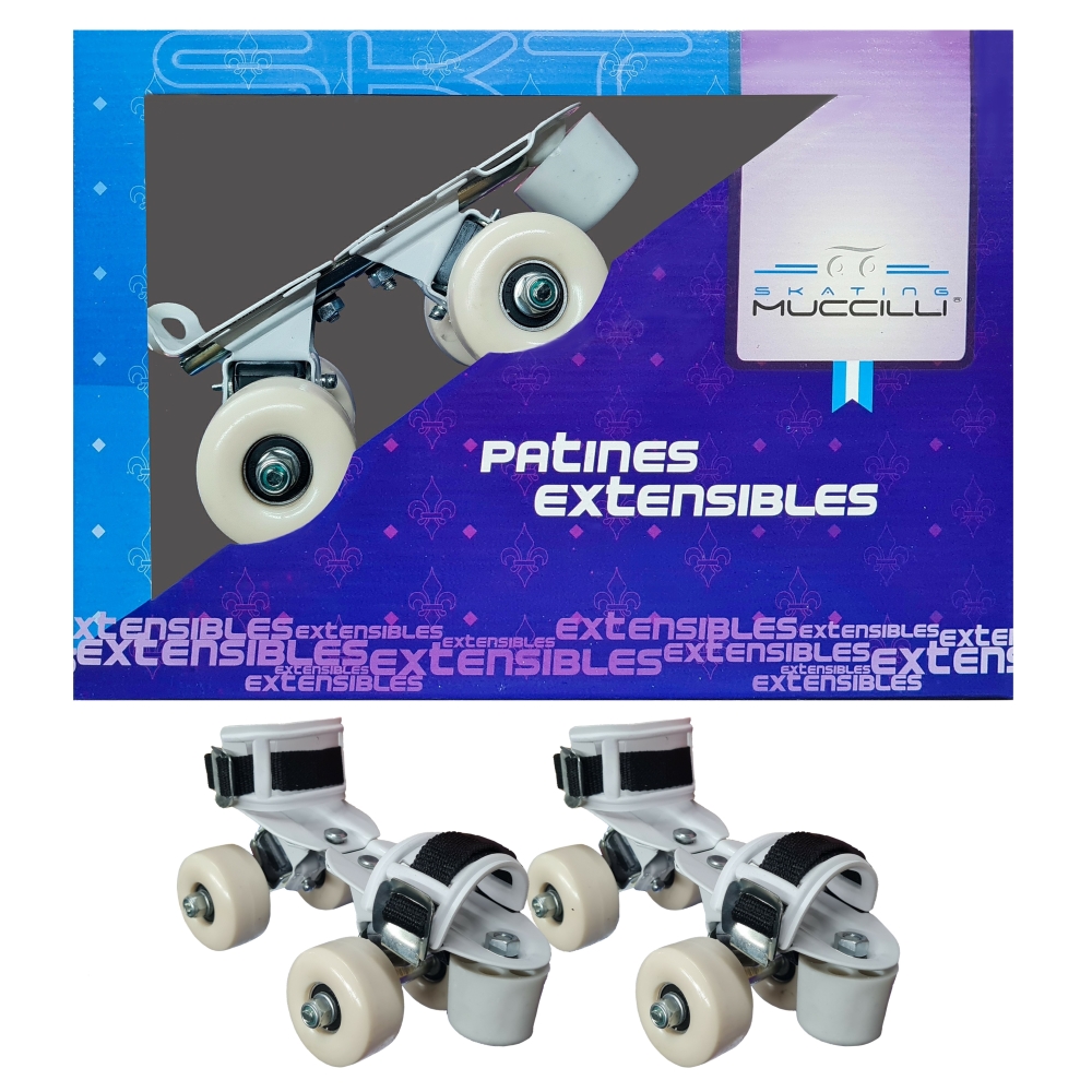 Patines Extensibles 4 Ruedas Modelo Escuelita Muccilli - Em23