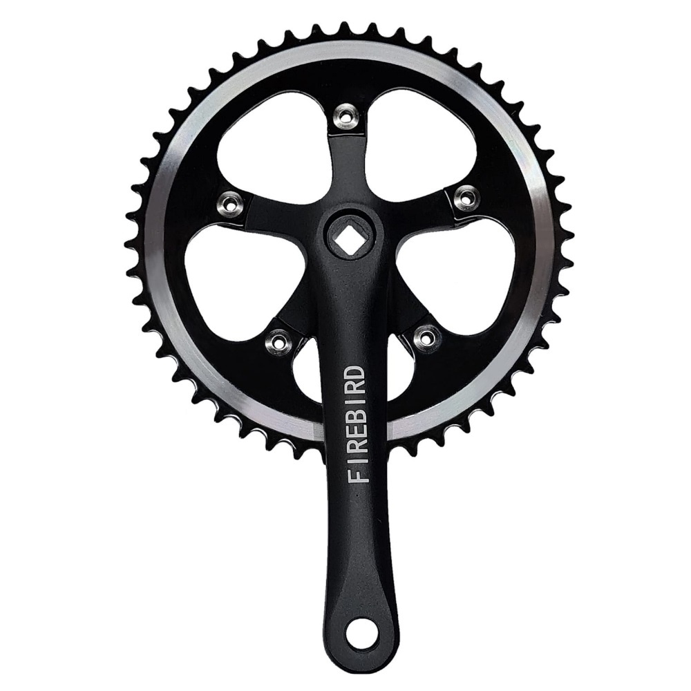 Plato y Palanca Simple 48 Dientes - 170 mm - Aluminio