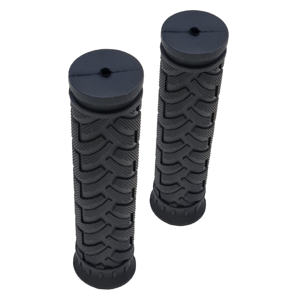 Puños Mtb Goma - Negro -  Importado