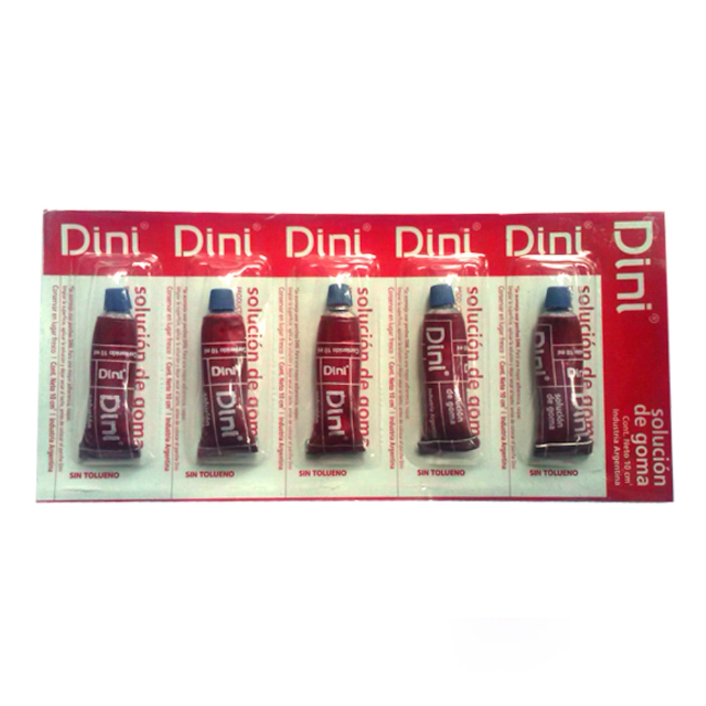 Solucion en Tubo 10  cm3 - Dini ( Blister de 5 Pomos Aluminio)