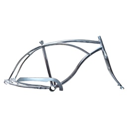 [12134] Cuadro y Horq. Playero 26&quot; Cromado Soldado a Tig 19&quot;