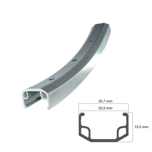 [2216] Llanta 26 X 1.90 Aluminio - Houston